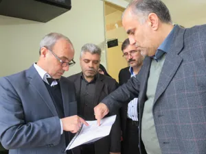 باز دید دکتر صومی از شبکه بهداشت و درمان شهرستان آذرشهر