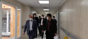بازدید دکتر صومی از بیمارستان جدید آذرشهر
