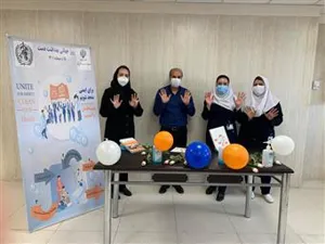 طی مراسمی روز جهانی بهداشت دست در بیمارستان  شهید مدنی آذرشهر گرامی داشته شد