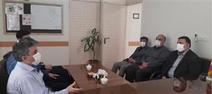بازدید سر زده دکتر نقی پور رئیس دانشگاه علوم پزشکی تبریز  و هیأت همراه از شبکه‌ بهداشت ودرمان شهرستان آذرشهر
