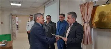 مراسم تودیع و معارفه رئیس بمارستان شهید مدنی آذرشهر