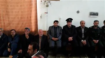 حضور دکتر صومی در مراسم شام غریبان جان باختگان سیل شهرستان آذرشهر